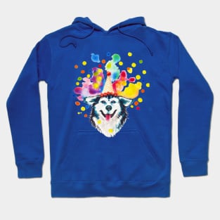 Happy husky Hoodie